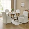 Arnold dining chair Set of 4 roll arms|ARTFUL LIVING DESIGN - 2 of 4