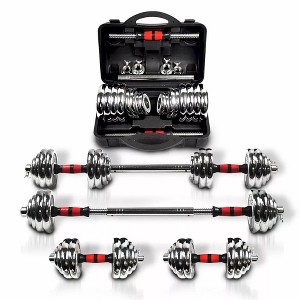 Dexmalle Home Gym Cast Iron Barbell Sets - 1 of 4