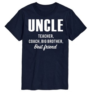 Men's - Instant Message - Uncle, Teacher, Big Brother, Best Friend Short Sleeve Graphic T-Shirt - 1 of 4
