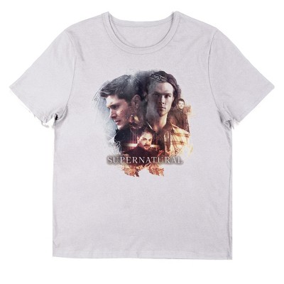 Supernatural Character Art (front) And Join The Hunt (back) Women's ...