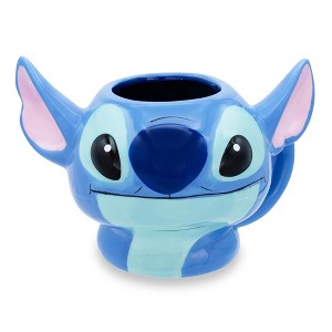 Silver Buffalo Disney Lilo & Stitch 3D Sculpted Ceramic Mug | Holds 20 Ounces - 1 of 4