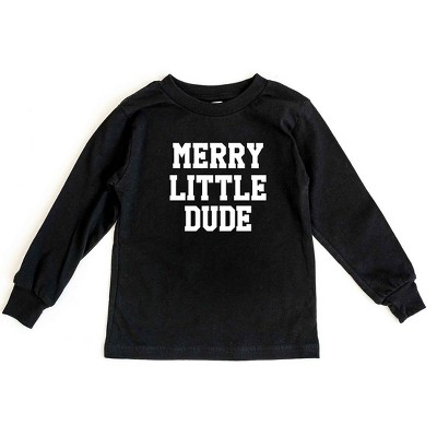 The Juniper Shop Merry Little Dude Youth Long Sleeve Tee