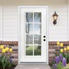 36 in. x 80 in. 8 Lite Full Lite Clear Glass Right Hand Inswing Fiberglass Entrance Door 4-9/16 Door jamb - 2 of 4