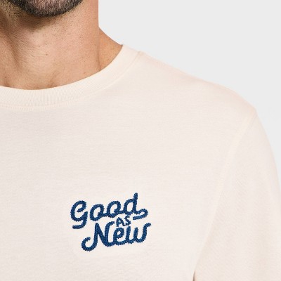Мужские футболки Goodfellow & Co Men's Short Sleeve Every Wear Plus Crewneck T-Shirt - Goodfellow & Co™ Cream XXL — фото 4