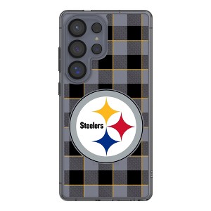 NFL AFC Teams Plaid Clear Cell Phone Case for Samsung Galaxy - 1 of 4