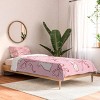 Deny Designs 3pc Twin/Twin XL thespacehouse Ribbon Bows and Bunnies Comforter and Sham Set Red - 2 of 4