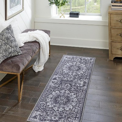 Unique Loom Renaissance Roma Border Washable Indoor Flatweave Woven Area Rug