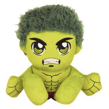 Bleacher Creatures Marvel Hulk 8" Kuricha Sitting Plush- Soft Chibi Inspired Toy