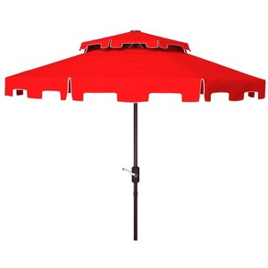 Zimmerman 9Ft Double Top Market Umbrella - PAT8200 - Safavieh - 1 of 3