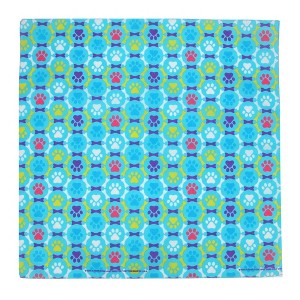 CTM Puppy Paws Print Bandana - 1 of 4