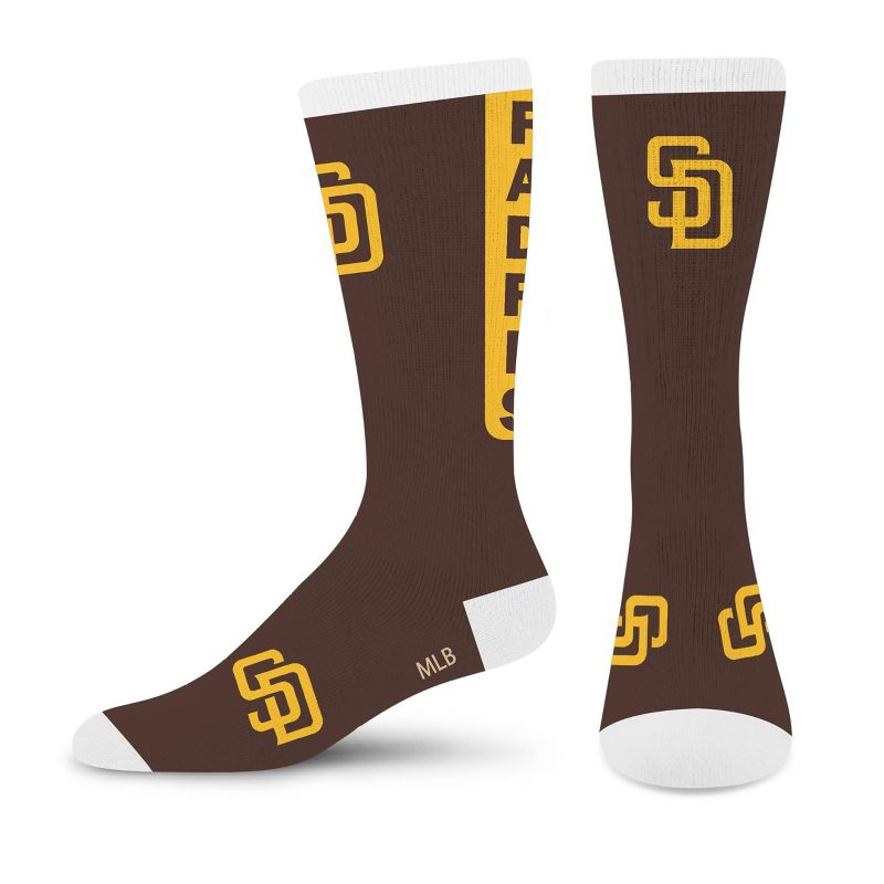 MLB San Diego Padres Large Crew Socks, 1 of 4