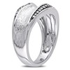 EVERLY JEWELRY | Sterling Silver 1/4 CT TW Diamond Ring Black Rhodium Plated - 2 of 4