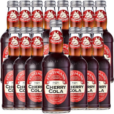 Fentimans Botanically Brewed Cherry Cola Sparkling Soda, 15 Pack, 9.3 fl oz Bottles – Premium Craft Soda/Mixer for Cocktails & Refreshing Drinks