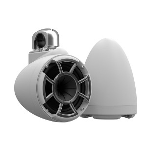 Wet Sounds REV 8 SE W-FC SA V2 - White REV8 Special Edition - Revolution Series 8" Tower Speakers, Pair with Aluminum Fixed Clamps - 1 of 4