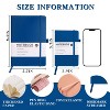 A6 PU Leather Notebook Business Notepad 96 Sheets Inner Pages(Pink) - 3 of 4