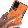 Nakedcellphone Combo for Jitterbug Smart 4 / TCL 40XL - Rugged Phone Case with Stand and Belt Clip Holster - 3 of 4