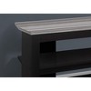 Monarch Specialties Tv Stand 42 Inch Console Media Entertainment Center Storage Shelves Living Room Bedroom Laminate Black Grey Contemporary Modern - 2 of 4