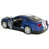 KiNSMART 2007 Ford Shelby GT500 Blue with Racing Stripes 1:38 Scale 5 Inch Die Cast Metal Model Toy Muscle Car - 2 of 4