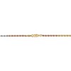 Black Bow Jewelry 2.5mm, 14k Tri-Color Gold, D/C Solid Rope Chain Necklace - 4 of 4