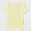 Women's Seamless Cap Sleeve Square Neck T-Shirt - Wild Fable™ - 4 of 4