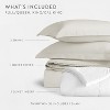 Cotton Duvet Cover Set & Insert 4PC Bundle, 300TC Sateen Vintage Washed Duvet Set with Down Alternative Comforter, All Season Bedding - Becky Cameron - 3 of 4