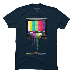 Men's Design By Humans Retro TV By clingcling T-Shirt - 1 of 4