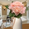 12.2" Peach Rose and Peony Bundle - National Tree Company - 2 of 4