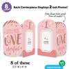 Big Dot of Happiness 1st Birthday Little Miss Onederful Photo Holder Centerpieces, 4x6 Picture Display Box, Table Decoration for First Birthday, 8 Ct - 3 of 4