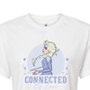Women's - Frozen 2 - Connected By Love Elsa Cropped Graphic T-Shirt - 2 of 4