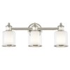 Livex Lighting Middlebush 3 - Light Vanity in  Polished Nickel - 4 of 4