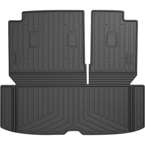 Cargo Mat, All Weather TPE Cargo Liner Compatible with 2022-2024 Pathfinder Trunk Mat, Cargo Liner with Backrest Mat, Pathfinder Accessories - 1 of 4