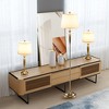 Tangkula Lamp Set 3-Piece Modern Home Living Room Bedroom Nickel Finish Lamps - 2 of 4