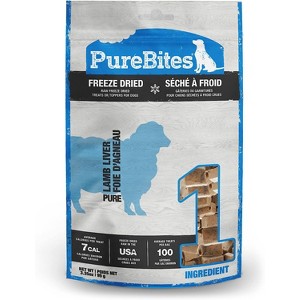 Purebites Lamb Liver Freeze Dried Dog Treats - 3.35oz/ 95g - 1 of 4