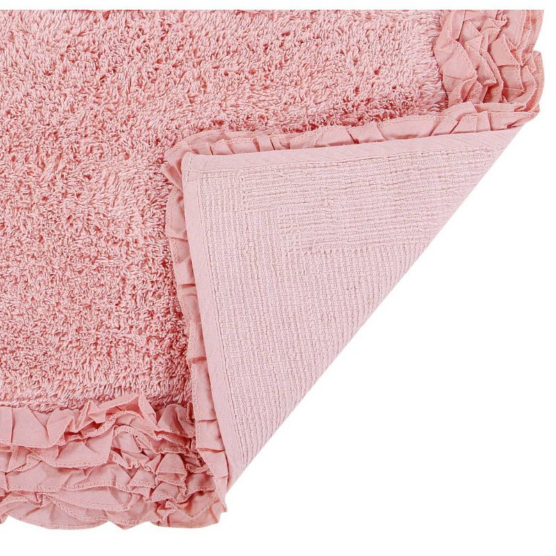 Shaggy Border Collection Bath Rug - Better Trends, 5 of 7