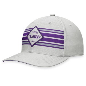 NCAA LSU Tigers Structured Chambray Cotton Hat - Gray - 1 of 4
