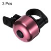 Unique Bargains Aluminum Loud Crisp Clear Sound Mini Bicycle Bells 3 Pcs - 3 of 4