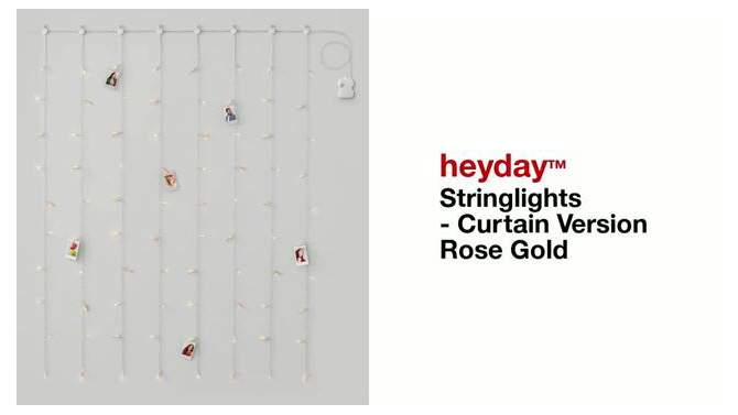 Stringlights - heyday&#8482; Curtain Version Rose Gold, 2 of 5, play video