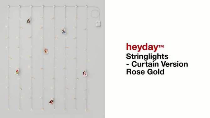Stringlights - heyday&#8482; Curtain Version Rose Gold, 2 of 5, play video