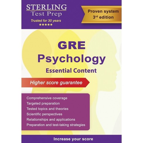 GRE Psychology - by  Sterling Test Prep (Paperback) - image 1 of 1