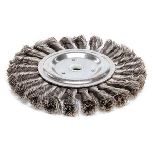 Weiler  Twist Wire Wheel Brush,Arbor,6 In. 93392 - 1 of 2