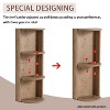 Sapphtopaz Bathroom Cabinet with Float Mounting Design,Bathroom Storage Cabinet with Soft Close Doors,Over The Toilet Storage Cabinet - 2 of 4