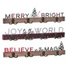 Transpac Metal Holiday Wall Decor w/Hooks Set of 3 Christmas Home Decorations - 2 of 3