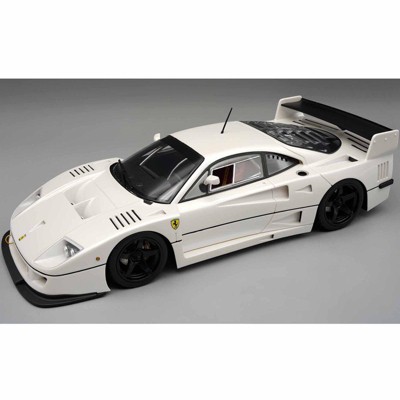 Ferrari F40 LM Pearl White Metallic w/Black 5 Spoke Rims "Press Version" (1996) Ltd Ed to 60 pieces 1/18 Model Car by Tecnomodel