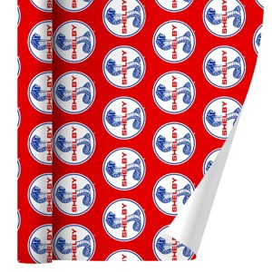 Shelby Mustang Patriotic Logo Gift Wrap 30" x 72" - 1 of 4