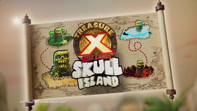 Trésor X Lost Lands Skull Island : Méga set de jeu Temple de la tête de  mort - Moose Toys