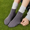 Anna-Kaci Women's Ribbed Crew Socks 3-Pack Soft Cotton Knit Breathable Casual Everyday Fit - 4 of 4