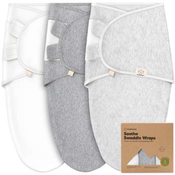 Comfy Cubs Baby Swaddle Blankets 3 Pack - Grey - Grey Small/Medium (0-3  Months) - 196 requests