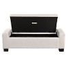 Kumasinova 50" Storage Ottoman,Rectangular Ottoman with Hinged Lid for Seating,Footrest,Ottoman with Storage for Living Room,Bedroom,Entryway - 2 of 4