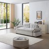 3-in-1 Teddy Sleeper Sofa, Pull-Out Couch Bed with Recliner & Armchair Function for Living Room, Apartment, Dorm - 2 of 4