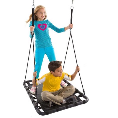 Hearthsong - Mega Mat Rectangular Platform Tree Swing For Kids